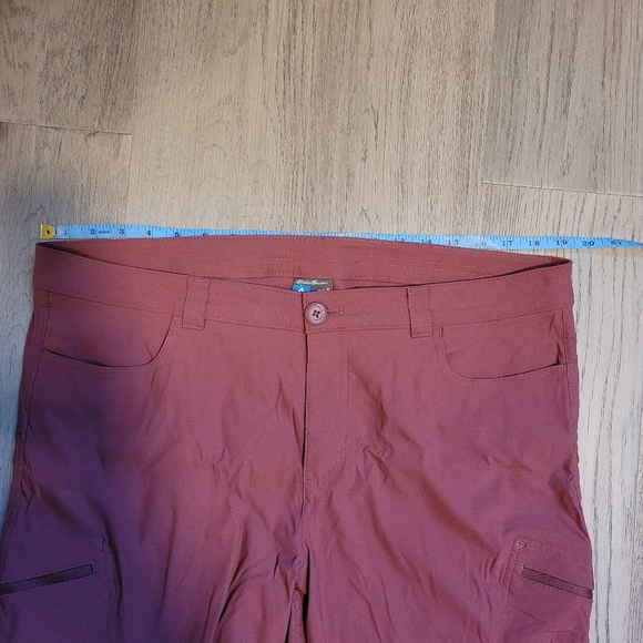 Eddie Bauer First Ascent Rose colored Ankle Capris Sz 16 - Picture 6 of 14